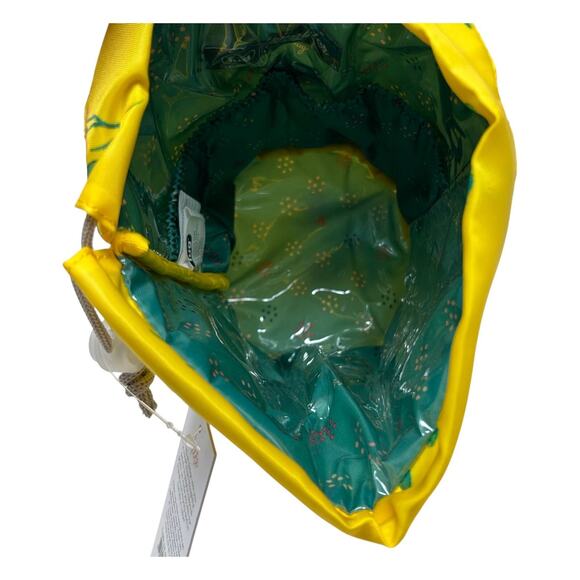 Lug Color Joy Tumbler Bag Bouquet Yellow Floral Travel Toiletry Artist Supply - Picture 9 of 15